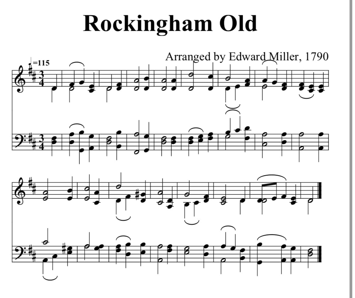 Score for Rockingham — page 1 of 1